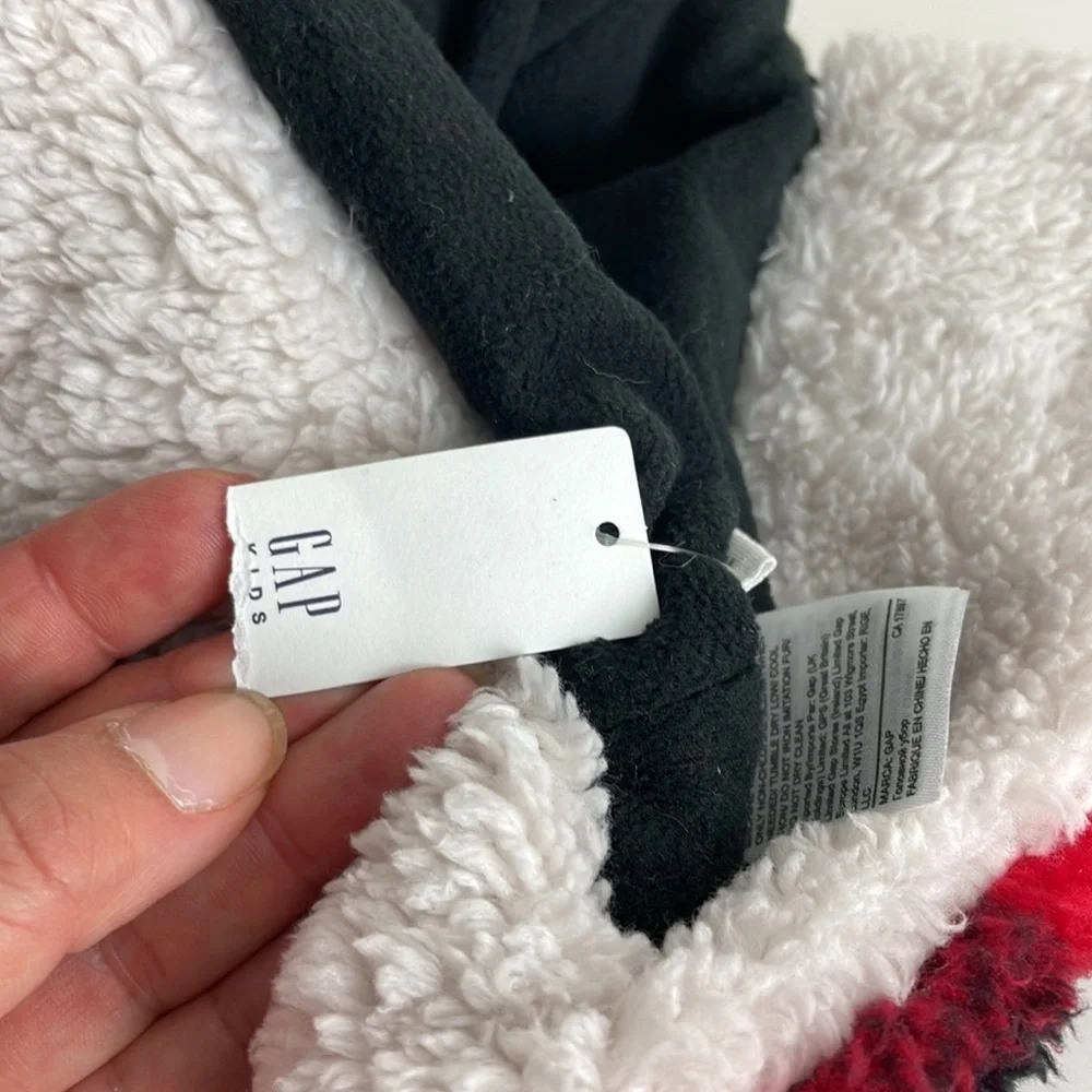 Gap Kid Buffalo Plaid Bomber Hat - Picture 7 of 7